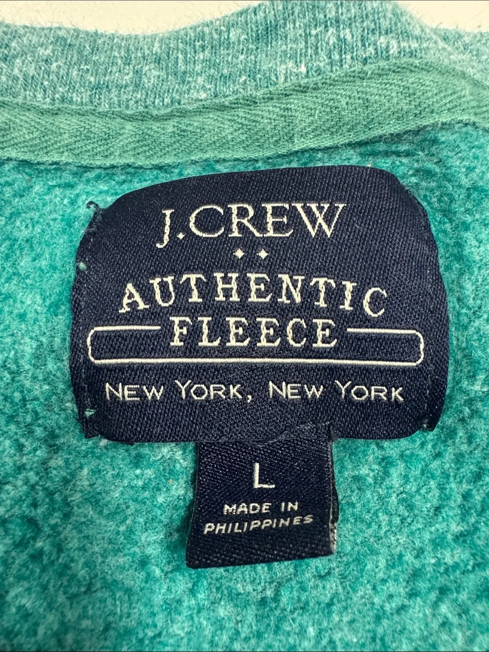 J. Crew Men's Crewneck Sweater in Teal